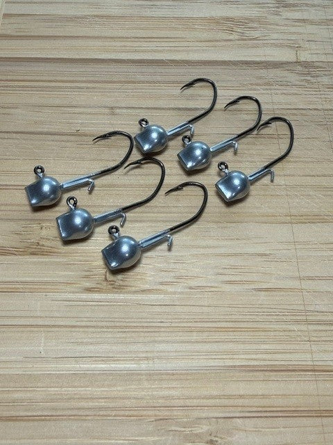 Jig Heads with wire keeper "Silver"