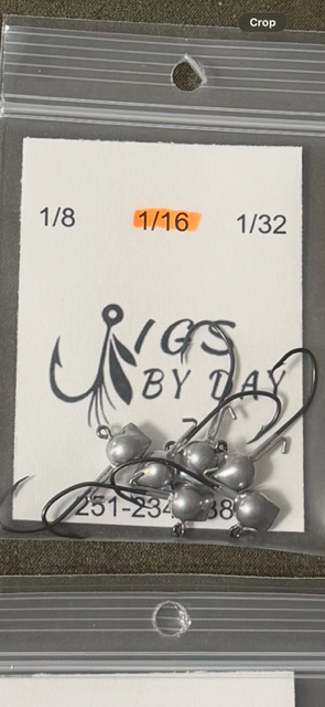 Jig Heads  wire keeper "Silver"